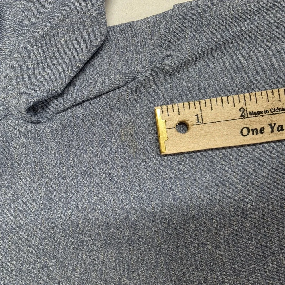 STAINED Lululemon Drysense Short Sleeve HTRC Heathered Blue Men's Size XLarge